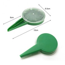 plant seed sower 5 file 조정 가능한 화분 handheld flower grass plant seeder garden multifunction 파종 디스펜서 도구, 연한 초록색