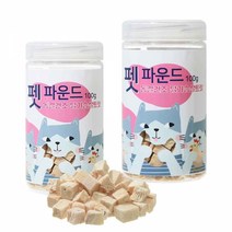 펫파운드 동결건조 트릿 간식 100g, 닭가슴살맛, 2개