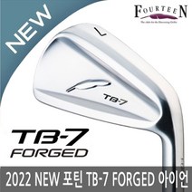기타 FOURTEEN 포틴 TB-7 FORGED 연철단조 스틸 6아이언 2022년/병행, 스틸 6아이언(5-PW)-S