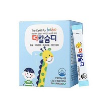 지엠팜 더칼슘디 60포 어린이칼슘 마그네슘 비타민D, 1통
