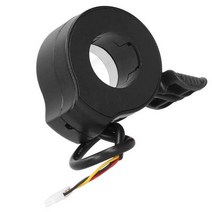 삼륜 전기차 전동 스쿠터 전기 오토바이 출퇴근 농업용 전기 스쿠터 손가락 가속기 가속기 홀 센서 범용 왼쪽 및 오른쪽 손가락 브레이크 자전거 액세서리, 블랙 액셀러레이터