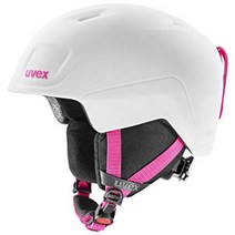 Uvex 우벡스 키즈 주니어 스키 보드 헬멧 Uvex heyya pro, 화이트/핑크 매트