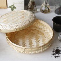 대나무 원형 보이차통 -annahouse