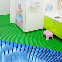 미끄럼방지매트 50X50욕실 화장실 물빠짐 발판 패드 깔판 바닥 롤 튜브매트 건식 수영장 목욕탕 논슬립, 핑크