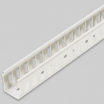 [천삼백케이] [천지몰] PVC닥트 랜덕트 몰딩전선정리 80X80 2M 바디, 단품