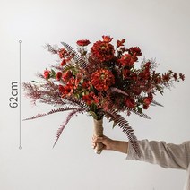 센터피스 오브제화환 Dendrobium 구슬 레이디 디자이너 꽃다발 시뮬레이션 꽃 세트