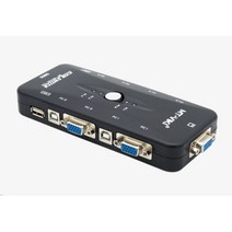 설치과정없는 자동인식 USB 4포트 KVM스위치 / 솔루션 케이블 광 매트릭스