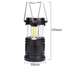 캠핑 랜턴 감성 미니 3 cob 텐트 램프 led 휴대용 telescopictorch, a
