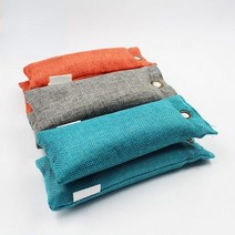 화장실제습기 가정용 욕실 습기제거 자동차 옷장 서랍용 활성 대나무 숯 가방 75g 냄새, 04 3 colors pack_01 75g