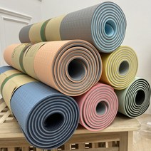 올더히어 tpe 6mm 요가매트 블루