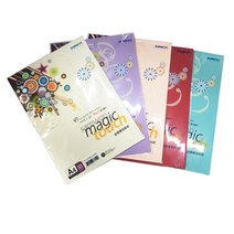 삼원 매직터치 머메이드 칼라용지 A4용지 180g 10매입 엠보색지 칼라수입지 아트지, M24 참외색