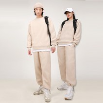 그랜피니 프리미엄 남녀공용 기모 맨투맨 트레이닝 바지 SET GFMM02