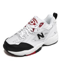 뉴발란스 608 트레이닝 어글리슈즈 운동화 남자 여자 화이트블랙 WX608RV1 런닝화