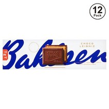 Bahlsen 발센 초코 라이프니츠 다크 초콜릿 비스킷 비스켓 과자 125g 12팩