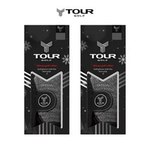 투어골프 겨울골프장갑 겨울용 남성골프장갑 2세트 (양손), TGM-05/양손(2장)