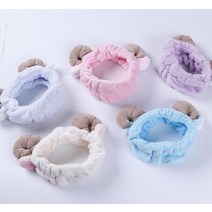 새로운 크리스마스 드레스 양 뿔 부드러운 헤어 벨트 DIY 키즈 파티 액세서리 30 피스 4 가지 색상, 01 4 color mixed batch
