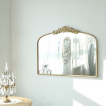 [꼬떼따블] 82193 블롱 아치 벽거울, 블랙