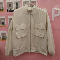 [애플핑크] 밑단조임아웃포켓봄가을점퍼APF0S104GSI 산본뉴코아