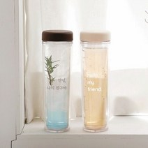 국내생산 주문 제작 이중 베이직 보틀 300ml DD-09908, 브라운