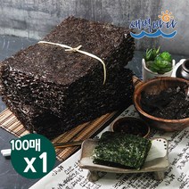 청정 완도 특산물 전장 곱창김 100매 LAOG1H, 단품, 단품