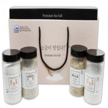 100% 국내산 태평염전 섬들채 소금이 맛있다 요리용 천일염 3종 토판염 함초 삼겹살용 소금 250g x 4 선물세트