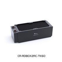 온수라디에이터 Bykski-고성능 구리 수냉 라디에이터 60mm 두께 3 겹 서버 401W/M.K 컴퓨터 방열판 80 160 240 320, [02] CR-RD802XRC-TK60