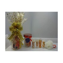 Sanctuary Spa Gift Set Hamper Body Wash Lotion Puff Forming Bath Hand Cream Pamper for Women