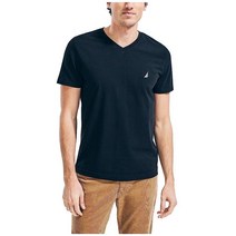 노티카 남성용 J클래스 로고 브이넥 티셔츠 네이비 XL(453789)