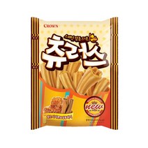 크라운 츄러스 스낵, 174g, 12개