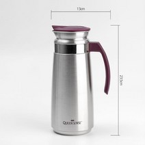 튼튼한 스테인레스 식당용 업소 물병 1.3L 식당물병 스텐물병 예쁜, 물병1.3L