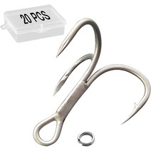 낚시 바늘 후크 트리플 훅 트레블 4배 강화 3개 더블 블러드 트로프 첨부 천자력 약 25%업