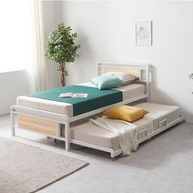 형제 자매 가족침대 2층 슬라이딩 S 2개 안락한 모던한 내구성좋은 심플한, 블랙