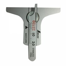 신와 타이어 깊이게이지 S-19300 0 - 20mm ±0.1mm 60 x 55 x 10mm (1EA)