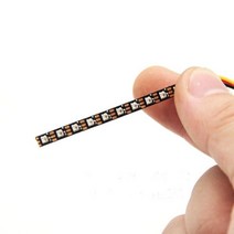 RC FPV 레이싱 드론용 유연한 스트립 보드 내장 2020 RGB LED IC WS2812 칩 3.5mm 너비 5V 10 개 20 50mm 100mm 길이, 1pc 3.5mm 10LED