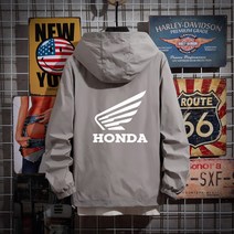 여름 라이더자켓 바람막이 져지 상의 야마하 가와사키 혼다 경량, O.그레이 혼다 525