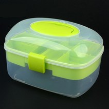 의약품 수납상자 칸막이 공구함 태클박스 공구보관 전자부품정리함, 1개