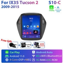 JMCQ-2 딘 4G 안드로이드 11 자동차 라디오 현대 IX35 투싼 2 2009-2015 스테레오 멀티미디어 비디오 플레, 14 S10-C-Camera