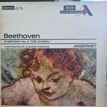 5400.LP음반.(BEETHOVEN (교향곡 제9번 THE CHORAL)스위스 로망드).가요 중고 팝 클래식 라이센스(LP음반)