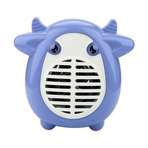 곱창난로대형업소용돈풍기공업용산업용난방기히터귀엽고 창조적인 방 히터 400W 휴대용 소형 난방 책상, 01 파란_02 EU