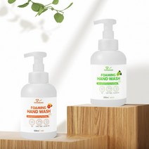 포프랑 대용량 편백추출물함유 거품형 핸드워시 답례품 500ml 손세정제 어린이집선물 돌잔치 교회 조문 웨딩 단체선물 답례품, 청포도, 제품만(박스없음)