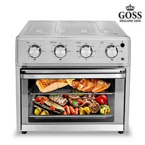 고스 GS-OV250N 투명창 다이얼식 대용량 가정용 업소용 분리형 로티세리 에어오븐 25L