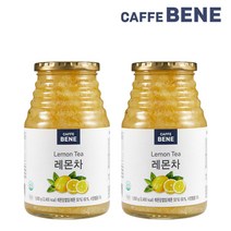 카페베네 깊고 진한 과일청 레몬차 1kg + 1kg / 총 2kg, 단품, 단품