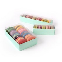 투명&마카롱 상자 (x 5개), 민트