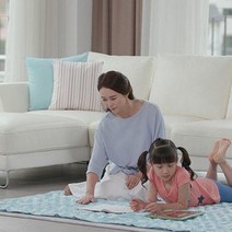 일월 쿨매트 더블 베개 포함 아이스 인견 시원한 냉매트 냉각젤 무전력