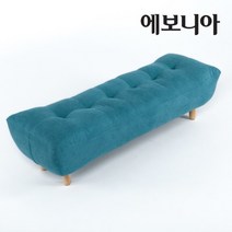 [에보니아] 착불_ 티파니 3인 벤치소파의자 (패브릭소파/3인/거실/인테리어/업소용쇼파), 색상:-아쿠아블루