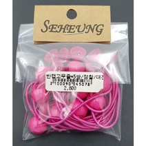 반캡고무줄*5쌍핑크정찰대전, 단품