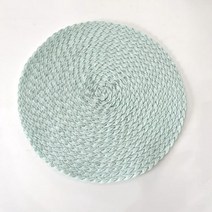내열 그릇 PP 식탁 매트 1 개 커피 컵 코스터 식기 매트 홈 주방 파티 공급, N_38CM | ROUND
