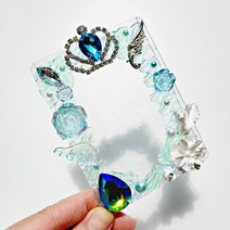 데코덴 탑꾸 KIT 키트 세트 탑로더 핸드폰 꾸미기 키링 필통 만들기 생크림 파츠 재료 깍지 포함, 11.서일 데코덴탑꾸KIT - 아쿠아프린스(하드탑로더)