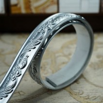 벽 테두리 장식 DIY 시트지 액자 몰딩 접착식 거울 라인 북유럽, 30mm, 실버 (5m)