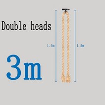 루이스폴센 ph5 버섯조명 취짐등 현대 led 빈티지 대마 로프 펜던트 조명 레트로 로프트 산업 램프 크리 에이 티브 컨트리 스타일 에디슨 전구 램프 홈 조명 장식, 더블 헤드 3m, 천장판 없음